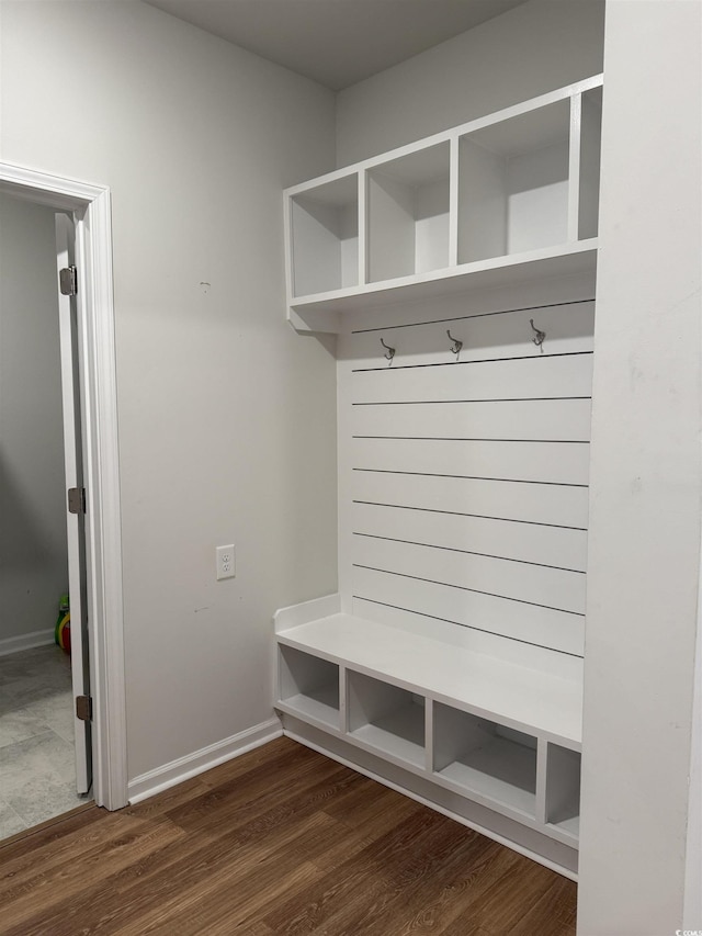 3085 Sistine St, Myrtle Beach, SC 29579 - mudroom featuring dark wood-style floors and baseboards
