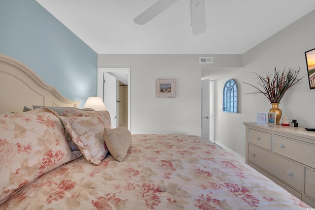 1500 Cenith Dr Unit E302, North Myrtle Beach, SC 29582 - carpeted bedroom featuring a ceiling fan and baseboards