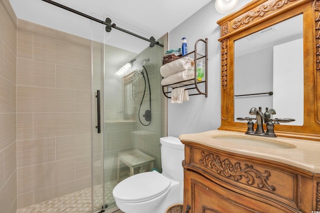 1500 Cenith Dr Unit E302, North Myrtle Beach, SC 29582 - bathroom with vanity and a stall shower