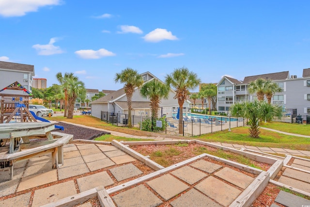 351 Lake Arrowhead Rd Unit 24-193, Myrtle Beach, SC 29572 - view of yard featuring a residential view and a community pool