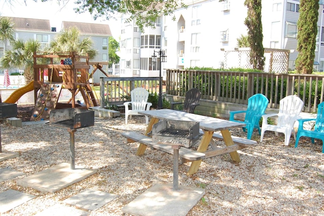 351 Lake Arrowhead Rd Unit 24-193, Myrtle Beach, SC 29572 - view of patio / terrace with a playground