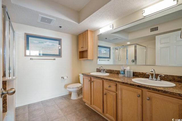 1625 S Ocean Blvd Unit 107, North Myrtle Beach, SC 29582 - full bath featuring a shower stall, double vanity, and tile patterned floors