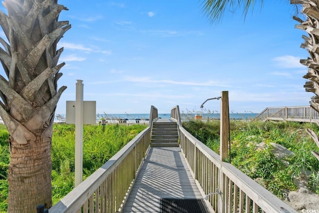 1625 S Ocean Blvd Unit 107, North Myrtle Beach, SC 29582 - view of home's community featuring view of water and beach