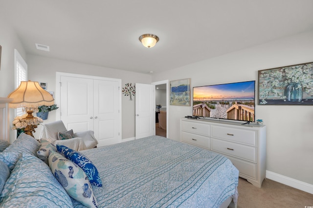 2766 Stellar Loop, Myrtle Beach, SC 29577 - bedroom featuring light colored carpet and a closet