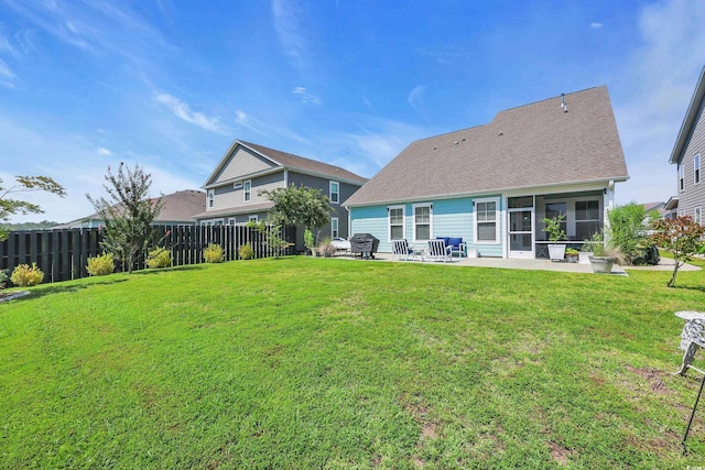 2766 Stellar Loop, Myrtle Beach, SC 29577 - rear view of house with a patio area and a sunroom