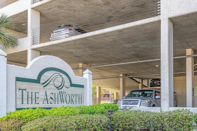 102 N Ocean Blvd Unit 508, North Myrtle Beach, SC 29582 - community / neighborhood sign featuring a parking deck