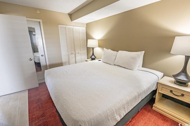 2000 N Ocean Blvd Unit 1117, Myrtle Beach, SC 29577 - bedroom featuring a closet and wood finished floors