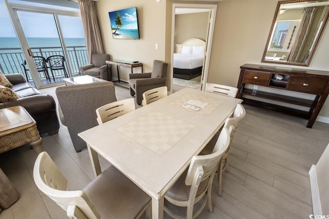 2000 N Ocean Blvd Unit 1117, Myrtle Beach, SC 29577 - dining room with wood finished floors