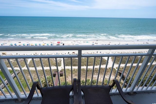 2000 N Ocean Blvd Unit 1117, Myrtle Beach, SC 29577 - water view with local beach