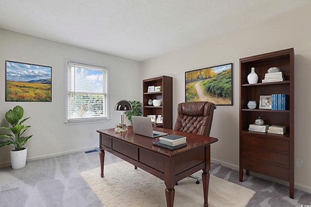3916 Quail Cir, Myrtle Beach, SC 29579 - home office with carpet floors and baseboards