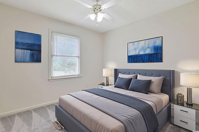 3916 Quail Cir, Myrtle Beach, SC 29579 - carpeted bedroom featuring baseboards and ceiling fan
