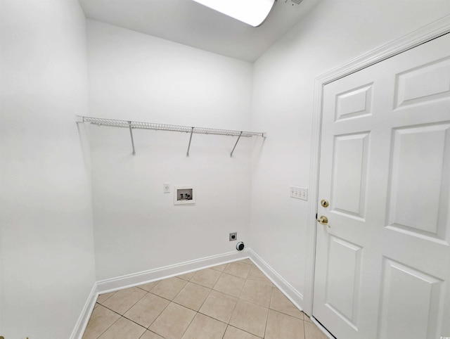 25 Deloach Trl, Pawleys Island, SC 29585 - laundry room featuring washer hookup, light tile patterned flooring, and hookup for an electric dryer