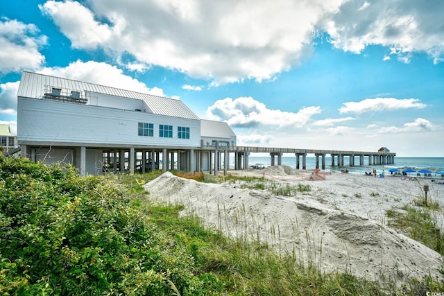 2187 Clearwater Dr Unit H, Surfside Beach, SC 29575 - dock area featuring a water view