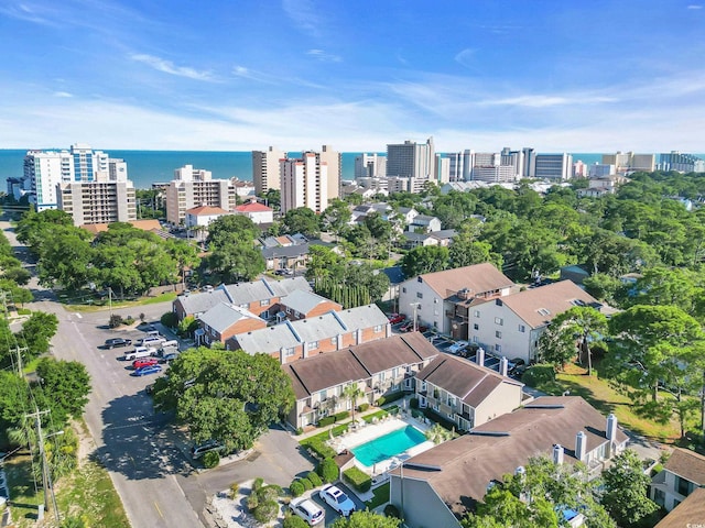 405 77th Ave N Unit 5, Myrtle Beach, SC 29572 - view of urban area featuring a pool area and a large body of water