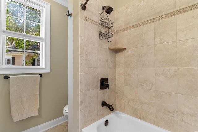 60 Springtime Ct, Murrells Inlet, SC 29576 - bathroom featuring tub / shower combination and tile patterned floors