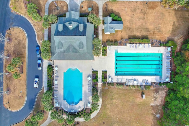 60 Springtime Ct, Murrells Inlet, SC 29576 - bird's eye view of a pool area