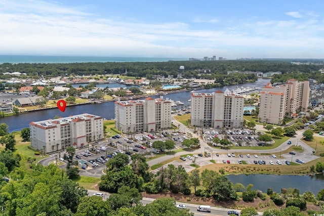 2151 Bridgeview Ct Unit 3-404, North Myrtle Beach, SC 29582 - view of urban area with a large body of water and apartment complex