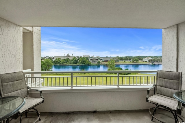 2151 Bridgeview Ct Unit 3-404, North Myrtle Beach, SC 29582 - balcony featuring a water view