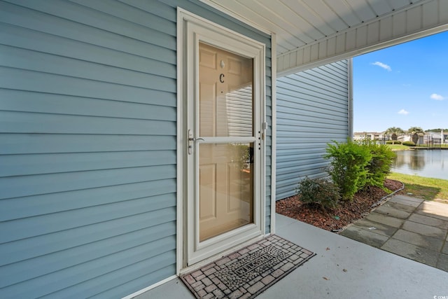 2122 Clearwater Dr Unit C, Surfside Beach, SC 29575 - view of exterior entry with a water view