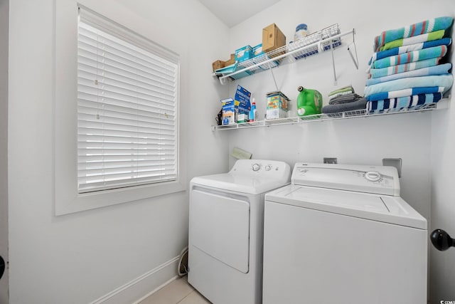 43 Sandlapper Way, Pawleys Island, SC 29585 - washroom with washing machine and clothes dryer and tile patterned flooring