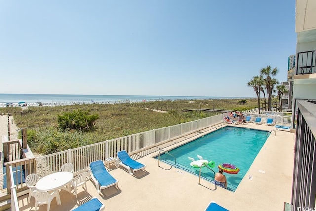 2101 S Ocean Blvd, North Myrtle Beach, SC 29582 - community pool with a water view