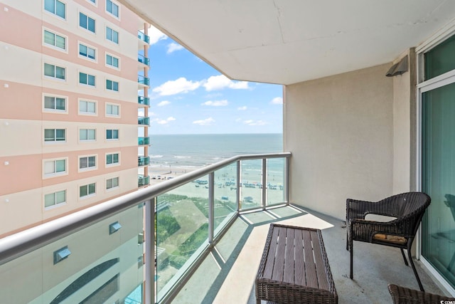 2001 S Ocean Blvd Unit 901, North Myrtle Beach, SC 29582 - balcony featuring a water view