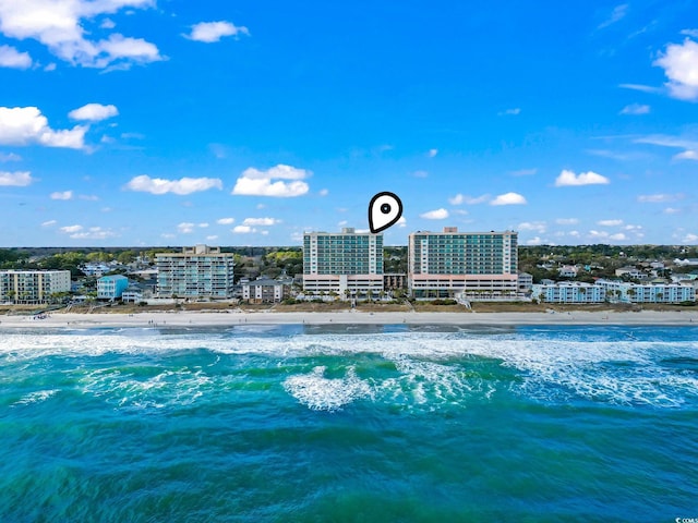 2001 S Ocean Blvd Unit 901, North Myrtle Beach, SC 29582 - view of pool featuring view of water and beach and a view of city