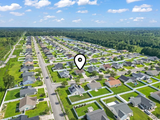 805 Spyderco Rd, Conway, SC 29527 - aerial perspective of suburban area with a heavily wooded area