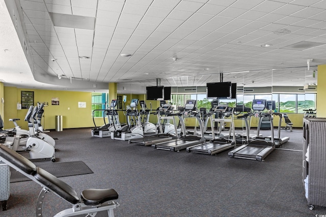 304 N Ocean Blvd Unit 1402, North Myrtle Beach, SC 29582 - exercise room with healthy amount of natural light