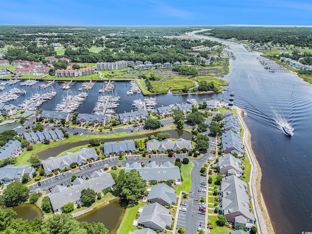 4530 Lighthouse Dr Unit 31-C, Little River, SC 29566 - aerial view of numerous boat docks and a large body of water