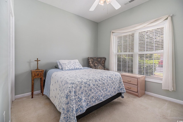 4530 Lighthouse Dr Unit 31-C, Little River, SC 29566 - bedroom with light carpet and ceiling fan