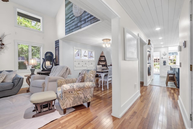 106 Furman Cir, Conway, SC 29526 - living room with light wood-type flooring, recessed lighting, and healthy amount of natural light