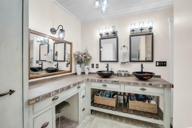 106 Furman Cir, Conway, SC 29526 - bathroom with double vanity and ornamental molding