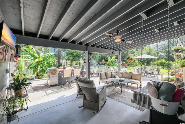 106 Furman Cir, Conway, SC 29526 - view of patio / terrace with an outdoor hangout area and outdoor dining space