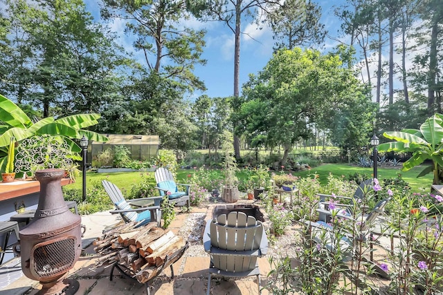106 Furman Cir, Conway, SC 29526 - fenced backyard with a patio and view of wooded area