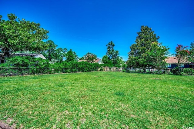 414 Dunes Dr, Myrtle Beach, SC 29572 - view of fenced backyard