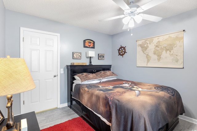 919 Dock Pl, Murrells Inlet, SC 29576 - bedroom featuring wood finished floors and ceiling fan