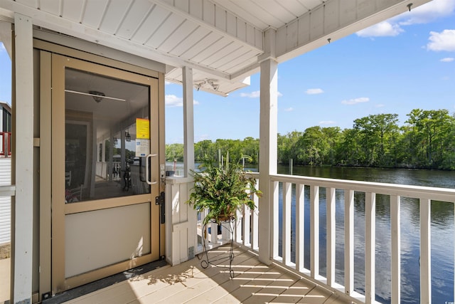 460 River Front St S, Conway, SC 29527 - balcony with a water view