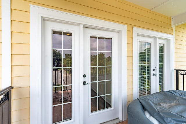 4302 Grande Harbour Blvd Unit 4302, Little River, SC 29566 - doorway featuring wooden walls and french doors