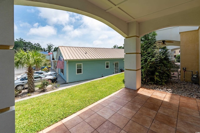 4302 Grande Harbour Blvd Unit 4302, Little River, SC 29566 - view of patio / terrace featuring ceiling fan