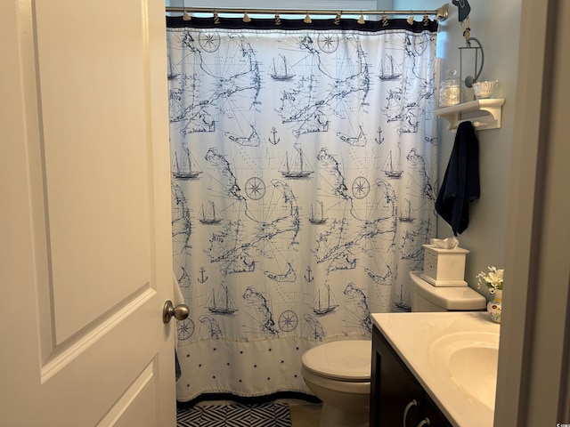 216 Coral Beach Cir, Myrtle Beach, SC 29575 - bathroom featuring vanity and a shower with curtain