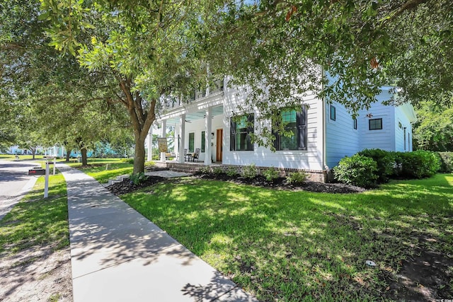 1320 James Island Ave, North Myrtle Beach, SC 29582 - view of front of property featuring a front lawn