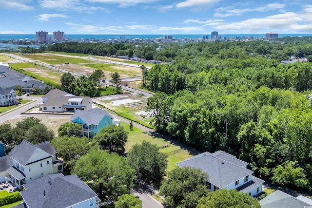 1320 James Island Ave, North Myrtle Beach, SC 29582 - view of urban area with a large body of water and a tree filled landscape