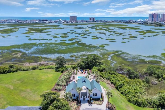 1320 James Island Ave, North Myrtle Beach, SC 29582 - bird's eye view of a nearby body of water