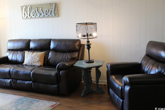 1919 Spring St Unit A-24, North Myrtle Beach, SC 29582 - living area with wood finished floors