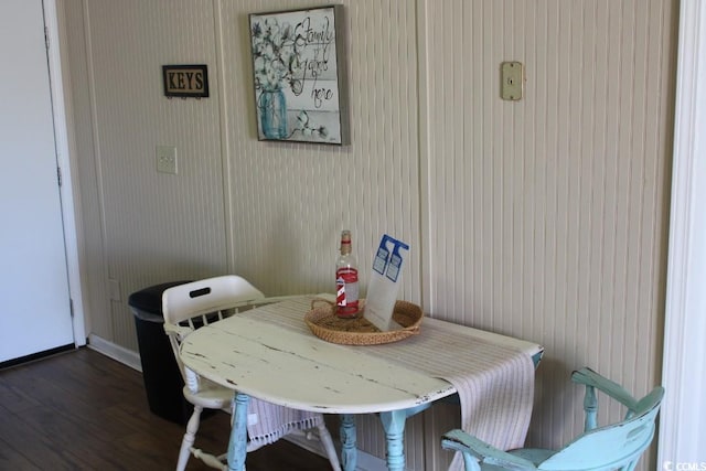 1919 Spring St Unit A-24, North Myrtle Beach, SC 29582 - dining area with dark wood-type flooring