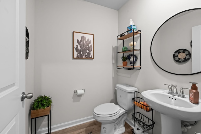 358 Spruce Pine Way, Conway, SC 29526 - half bathroom featuring wood finished floors and toilet