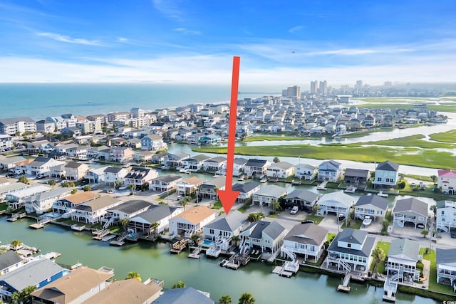 330 51st Ave N, North Myrtle Beach, SC 29582 - aerial view of residential area with a nearby body of water