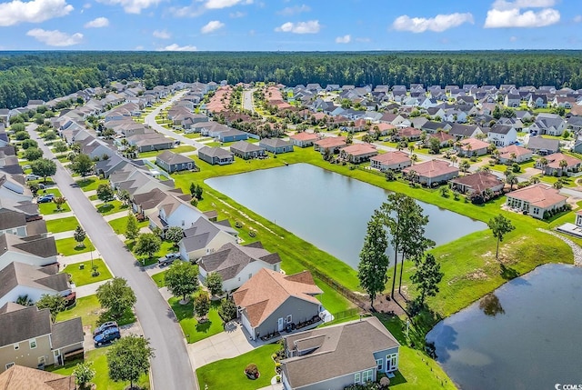 241 Carolina Crossing Blvd, Little River, SC 29566 - aerial perspective of suburban area featuring a large body of water