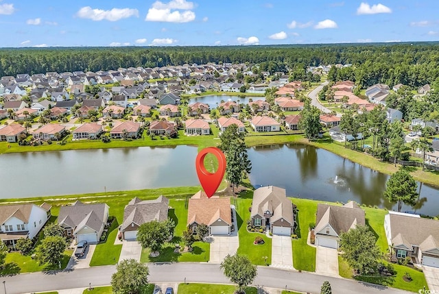 241 Carolina Crossing Blvd, Little River, SC 29566 - aerial view of residential area featuring a large body of water